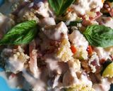 Foto del passaggio 4 della ricetta Insalata di cous cous, speck e salsa tonnata light