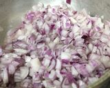 A picture of step 1 of Paneer bhurji.