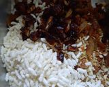 A picture of step 3 of Dates & dry fruits bars.