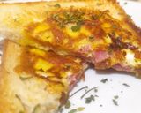 Sült tojásos szendvics recept fázis 2 fotója
