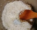 A picture of step 3 of Porcini Mushroom Risotto.