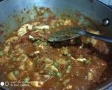 A picture of step 4 of Paneer,soya champ with peas.