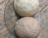Foto del paso 1 de la receta: Pan lactal bicolor trenzado