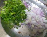 A picture of step 2 of Fish masala with onion tomato tasty tasty.