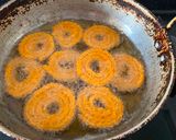 A picture of step 3 of Chettinad Special Spicy Murukku.