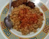 Foto langkah ke 5 dari resep Nasi goreng sambal tomat terasi.