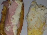Plátano maduro relleno