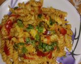 मसाला पास्ता (Masala pasta recipe in hindi) रेसिपी चरण 4 फोटो
