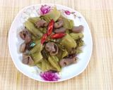 Hình bước làm 5 của món Dưa cải kết duyên cùng bao tử cá Basa