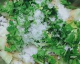 A picture of step 1 of Khamang kakdi (cucumber).