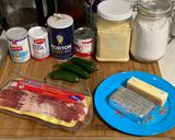 A picture of step 1 of Jalapeño Popper Corncake Skillet.