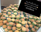 A picture of step 3 of 100 PCs vanilla cup cakes.