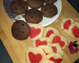 વેનીલા હાર્ટ કૂકીઝ અને ચોકલેટ ચિપ્સ કૂકીઝ(cookies recipe in gujarati) રેસીપી સ્ટેપ9ફોટો