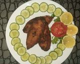 A picture of step 3 of Fried king fish.