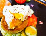 A picture of step 5 of Poached Egg.