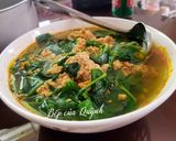 Hình bước làm 5 của món Canh mồng tơi nấu riêu