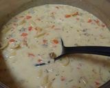 A picture of step 3 of Creamy Chicken Noodle Soup.