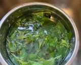 A picture of step 2 of Stinging Nettle and Lemon Cake (GF DF VG).