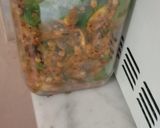 A picture of step 4 of Mango pickle.