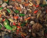 Foto langkah ke 7 dari resep Tumis Ati-Ampela Mercon.
