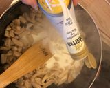 Tejszínes csirkemellcsíkok rizzsel recept fázis 6 fotója