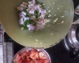 A picture of step 1 of Besan Cheela.