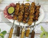 A picture of step 5 of Shish Taouk/Tawook.