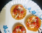 A picture of step 4 of Basket chaat.