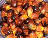 A picture of step 1 of Black soup(obhebe).