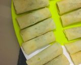 A picture of step 2 of Chicken Spring Rolls.
