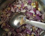 A picture of step 4 of Pepper mutton masala.