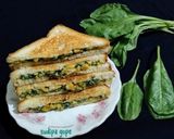 A picture of step 8 of 20 minutes Spinach Corn Sandwich.