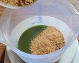 Foto langkah ke 2 dari resep Matcha Cheese Pudding.