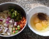 উইন্টার ভেজ ওমলেট (winter veg omelette recipe in Bengali) রেসিপির ধাপ 1 ছবি