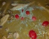 Gambar langkah 7 resipi Sup Ayam Mamak.