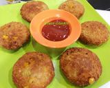 A picture of step 10 of Corn Chick peas Cutlets.