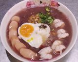รูปขั้นตอนการทำที่ 5 ของ ข้าวต้มไรซ์เบอร์รี่ไส่กุ้ง