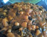A picture of step 4 of Spinach with Chickpeas and Butternut Squash.