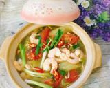 Hình bước làm 7 của món Canh chua tôm rau nhút