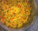 A picture of step 22 of Fried rice and chicken.