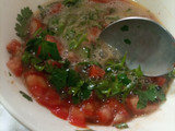 Potatoes egg mix