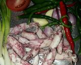 Foto langkah ke 1 dari resep Cumi Asin Tauco.