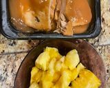 Hình bước làm 1 của món Turkey mix pineapple