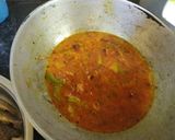 A picture of step 3 of Tangra fish with capsicum.