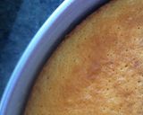 A picture of step 6 of Condensed Milk Cake with Eggnog Topping.
