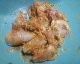 A picture of step 3 of Chicken qorma.
