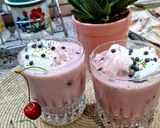 عکس مرحله 2 از دستور میلک شیک موز طالبی گیلاس 🍌🍈⚘️