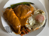 Pechuga de pollo rellena de verduras