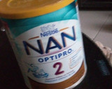 A picture of step 2 of Banana and pap.