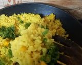 A picture of step 3 of Corn Poha.